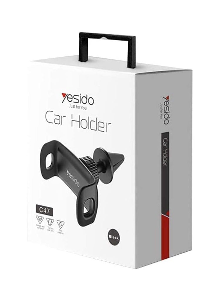 Yesido C47 Magnetic Car Holder - 360-Degree Rotation - Compact Design - Strong Hold - Image 4
