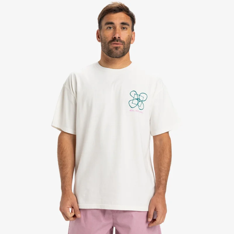 كويك سيلفر Outside Inside Short Sleeves T-Shirt - Men