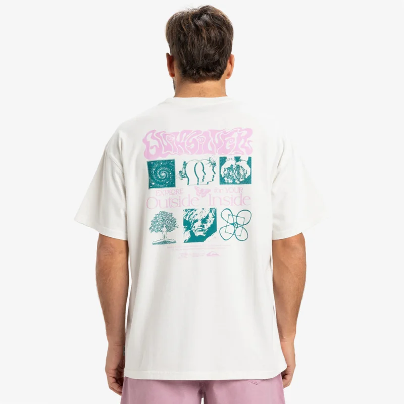 كويك سيلفر Outside Inside Short Sleeves T-Shirt - Men