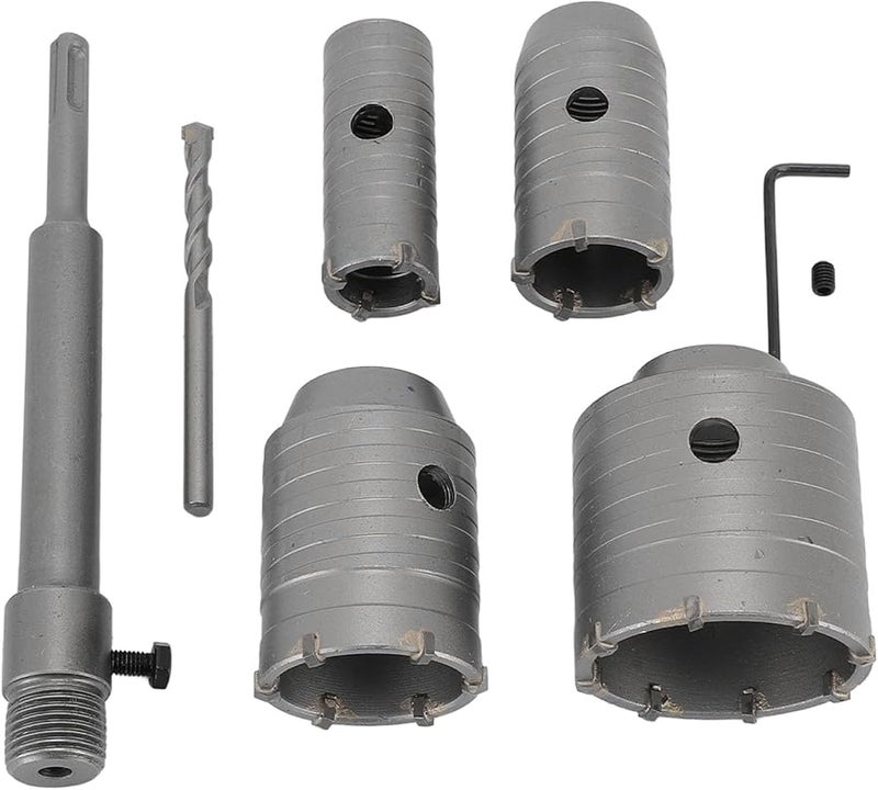 طقم منشار ثقب الخرسانة 30 مم 40 مم 50 مم 65 مم مجموعة مثقاب للطوب والحجر والجدار والبلاط - Image 5