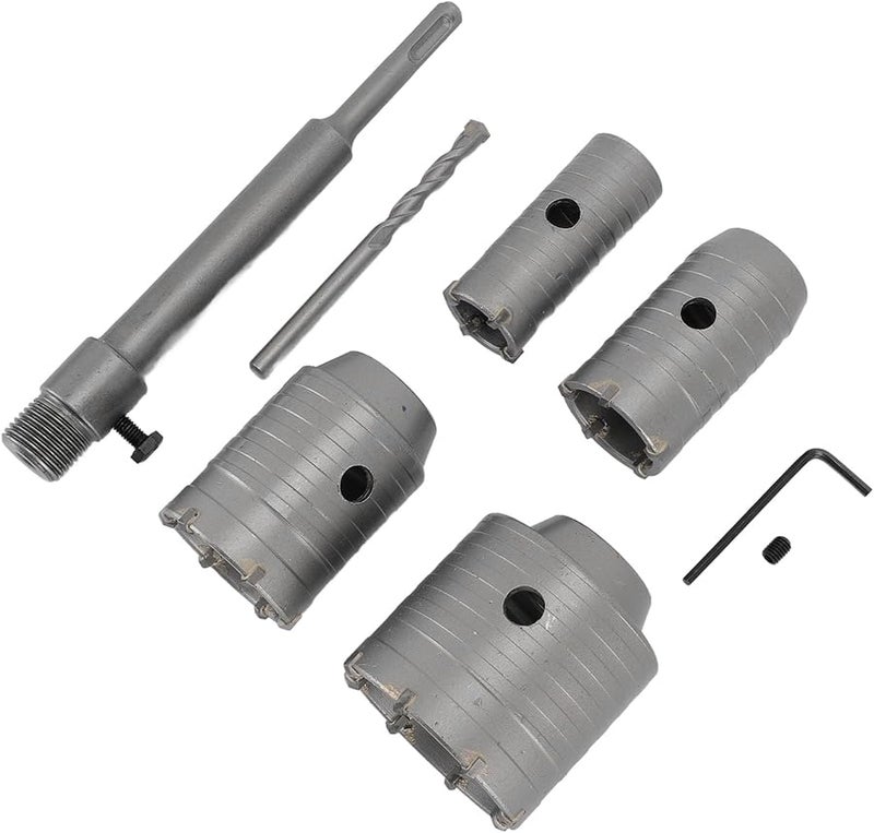 طقم منشار ثقب الخرسانة 30 مم 40 مم 50 مم 65 مم مجموعة مثقاب للطوب والحجر والجدار والبلاط - Image 3