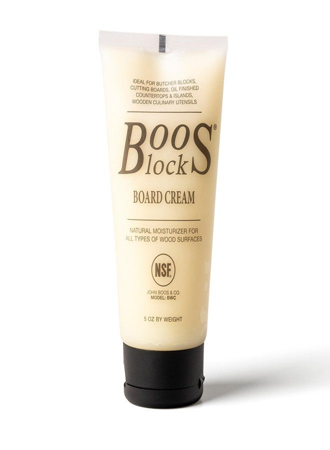 John Boos Block All-Natural Board Cream for Butcher Blocks and Cutting Boards, 5 oz - Wood Conditioner & Sealer for Maintenance and Protection, Safe Formula with Beeswax & Mineral Oil - Image 1