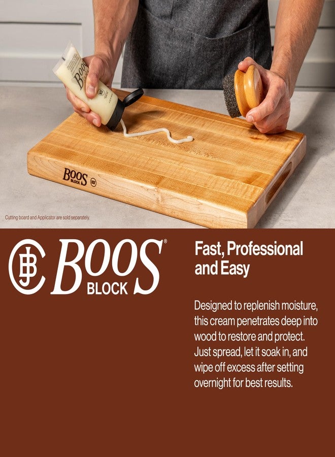 John Boos Block All-Natural Board Cream for Butcher Blocks and Cutting Boards, 5 oz - Wood Conditioner & Sealer for Maintenance and Protection, Safe Formula with Beeswax & Mineral Oil - Image 5