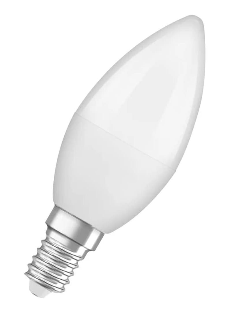 Osram OSRAM LED Base Classic B/LED-lamp in candle shape with E14-base/not dimmable/replacement for 40 Watt/Matt/warm white - 2700 Kelvin, OS-LED-CLB-4.9W-WW-FS (4-PACK)  - Image 3