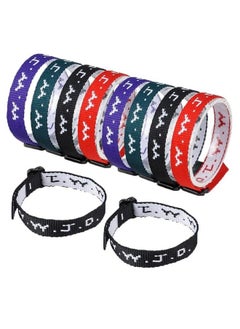 ArtCreativity W.W.J.D. Webbing Bracelets Pack Of 24 What Would Jesus Do Wrist Band Universal Size Wwjd Bands Four Assorted Colors Religious Party Favors For Boys And Girls  - Image 1