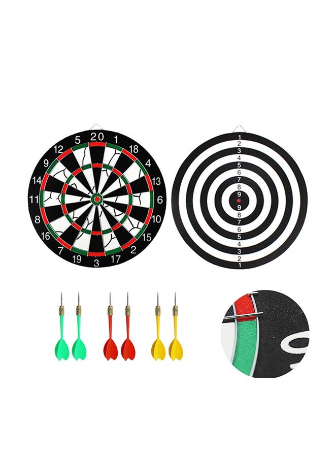 NIBEMINENT Professional Double Sided Dart Board Game Set - Image 2