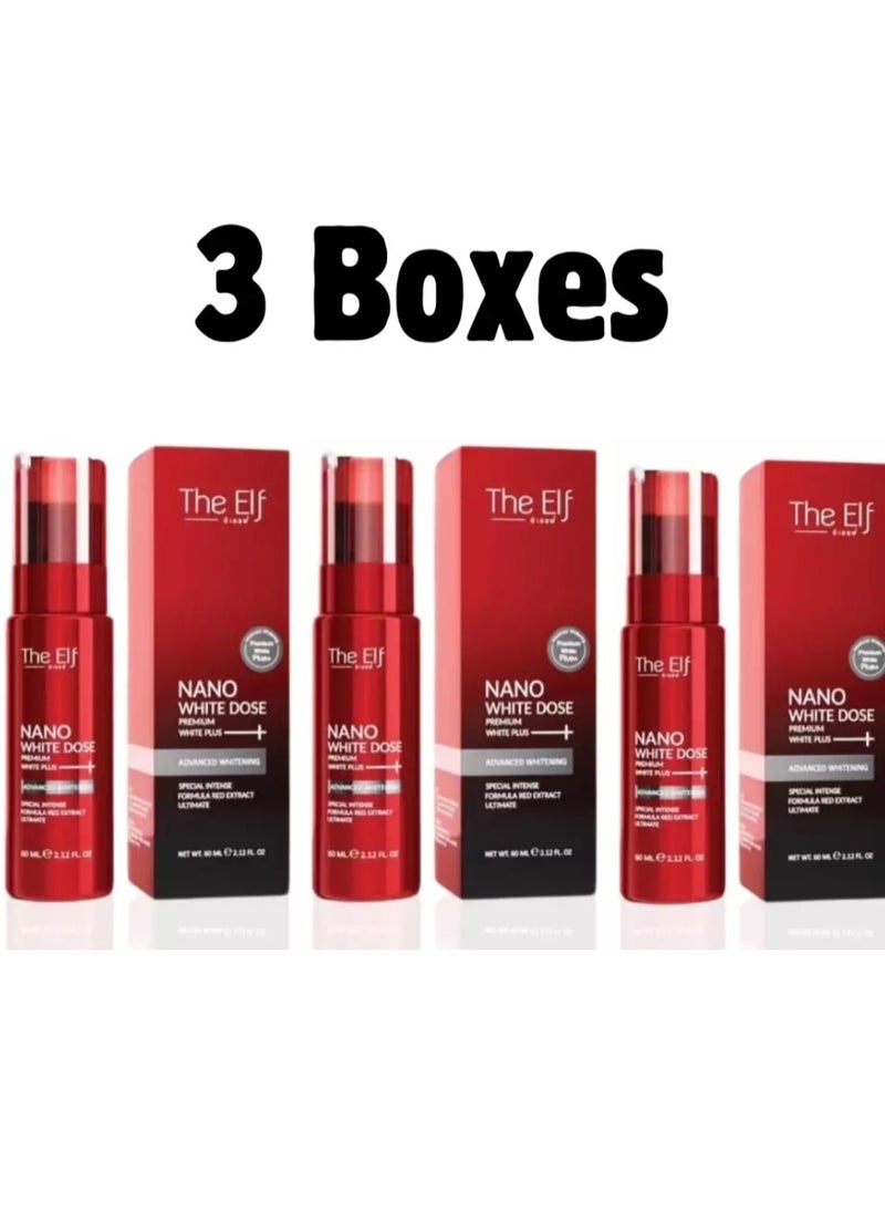 The Elf Nano White Dose Premium White Plus Serum 60 ml in 3 pieces  - Image 1
