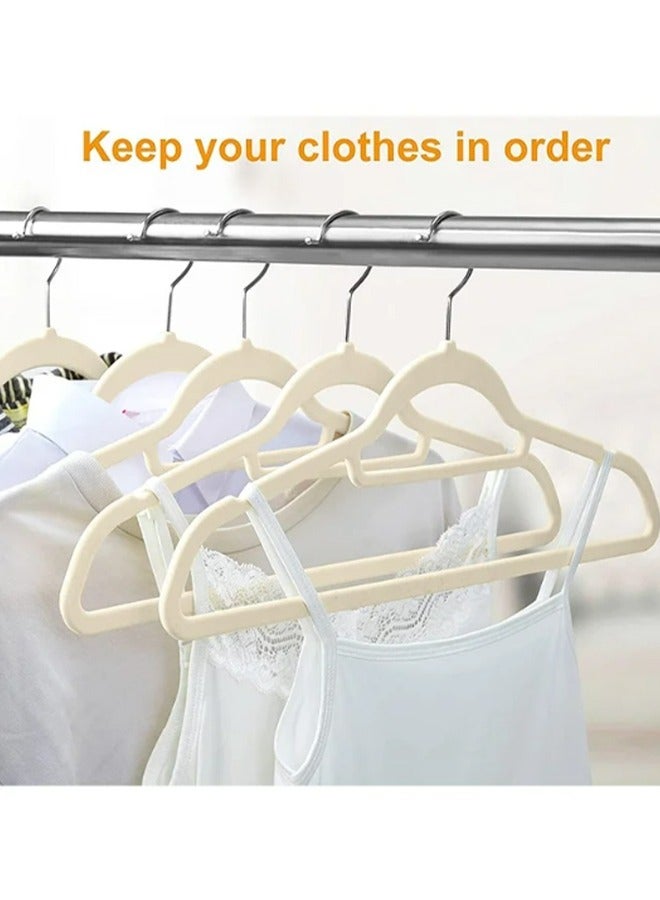 Arabest 50 Pack Velvet Suit Hangers Clothes Anti-Slip Ultra-Thin,Space-Saving,Sturdy and Durable,Suitable for Coats,Suits,Shirts and Skirts  - Image 5