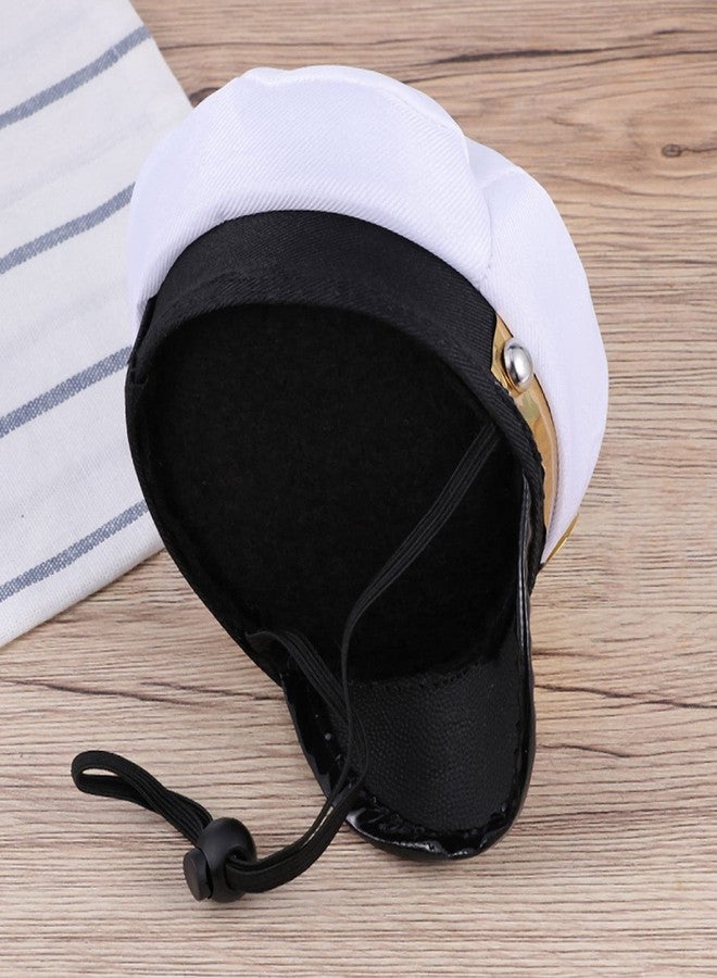 Soochat Pet Captain Hat Dog Sailor Hat Puppy Cat Sailor Outfit Halloween Cosplay Costume Hats - Image 5