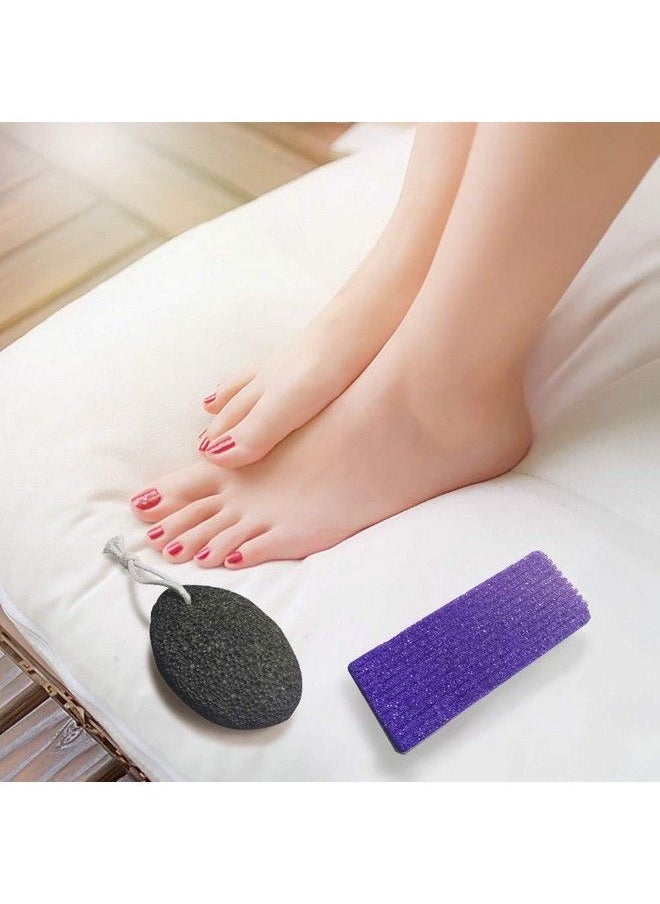 TOUGS - Pumice Stone For Feet Hard Skin Callus Remover And Scrubber Callus Remover Foot Scrubber Home Pedicure Exfoliation 4 Pack - Image 1