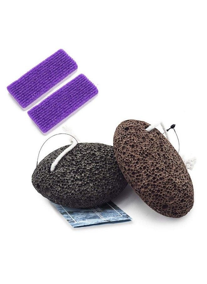 TOUGS - Pumice Stone For Feet Hard Skin Callus Remover And Scrubber Callus Remover Foot Scrubber Home Pedicure Exfoliation 4 Pack - Image 1