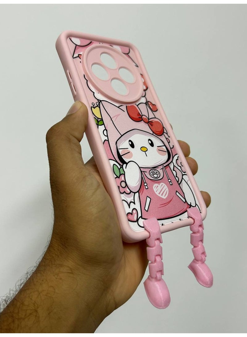 New Cartoon Design Back Cover for Oppo Reno 12F - Image 1