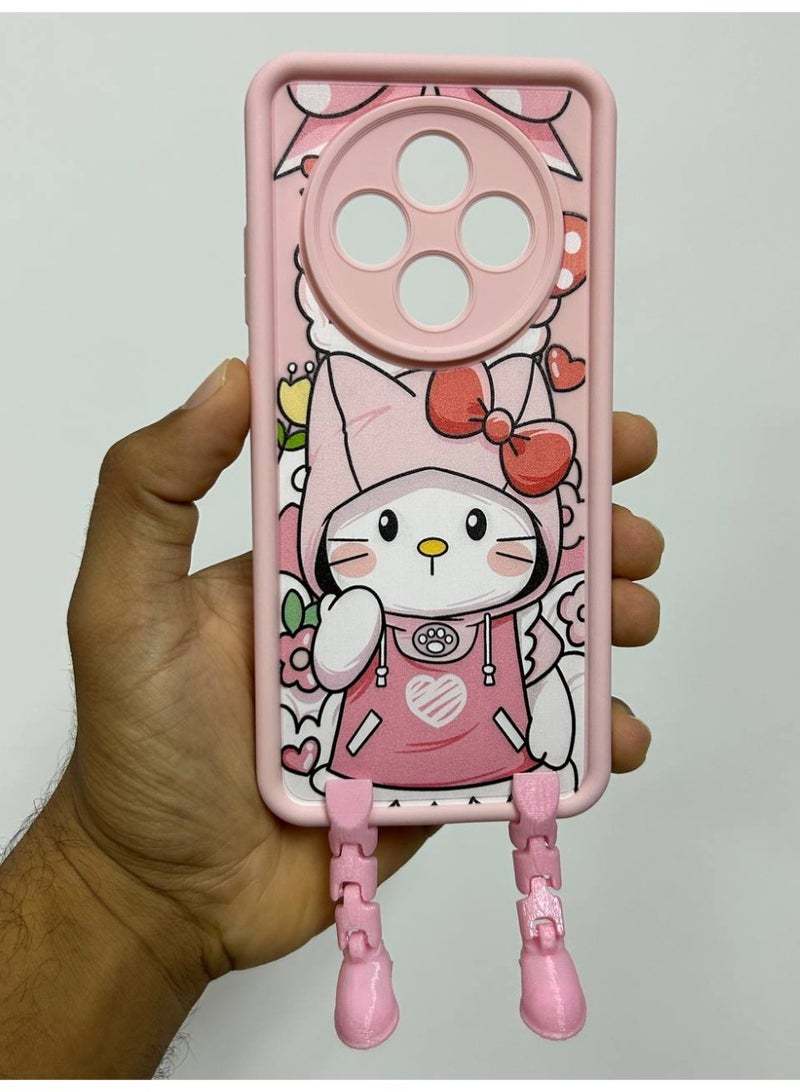 New Cartoon Design Back Cover for Oppo Reno 12F - Image 3