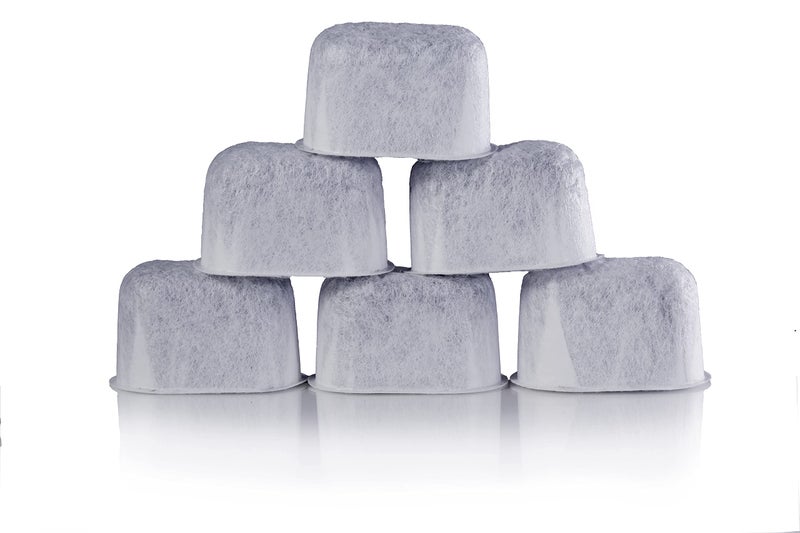 K&J KJ Premium 6Pack of Replacement Breville BWF100 Compatible Water Filters Activated Charcoal
