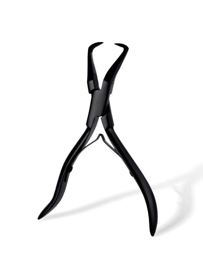 Ehdis Hair Extension Pliers Stainless Steel Hair Extension Tools Microlink Bead Remover Pliers For Hair Extensions Removal Micro Ring Beads Opener (Type2) - Image 1