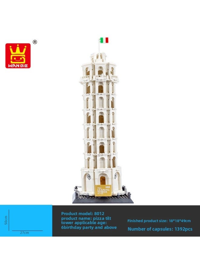 Wange 5218 Toy Supply Building Blocks Castle Building Blocks Model Splicing Building Blocks Small Particles-Color:Vanger 5311: French Country Villa 1298PCs - Image 4