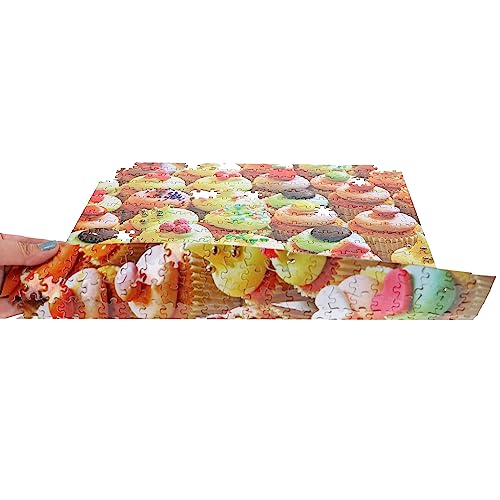 TDC Games World’s Most Difficult Jigsaw Puzzle, Double Sided Cupcakes - 500 Pieces - Image 5