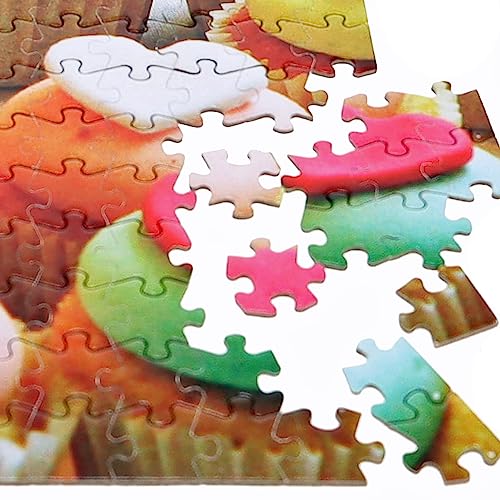TDC Games World’s Most Difficult Jigsaw Puzzle, Double Sided Cupcakes - 500 Pieces - Image 3