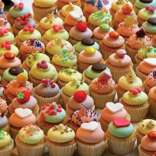 TDC Games World’s Most Difficult Jigsaw Puzzle, Double Sided Cupcakes - 500 Pieces - Image 1