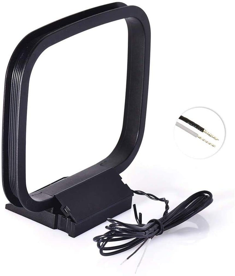 Bingfu FM Antenna FM Dipole Antenna 75 Ohm Indoor FM Radio Antenna AM Loop Antenna for Pioneer Onkyo Yamaha Marantz Indoor Bluetooth Home Stereo Receiver AV Audio Video Home Theater Receiver Tuner - Image 5