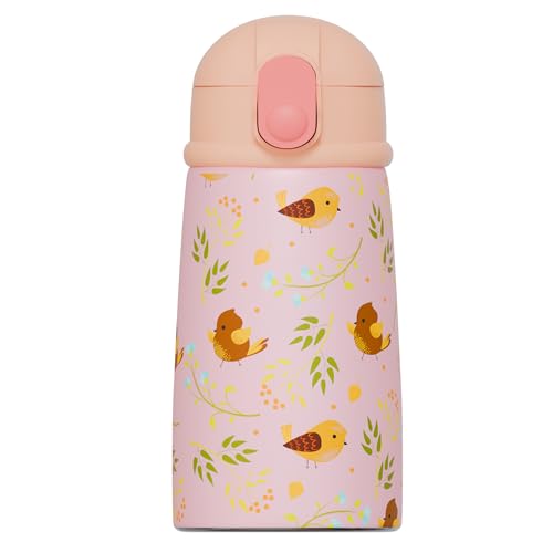 Speedex Vista Insulated Stainless Steel Kids Water Bottle Flask Vacuum-Insulated Hot & Cold Sipper Bottle For Boys & Girls | Leak-Proof, BPA-Free Design, 330 Ml (PRINTED-VI3306) - Image 1