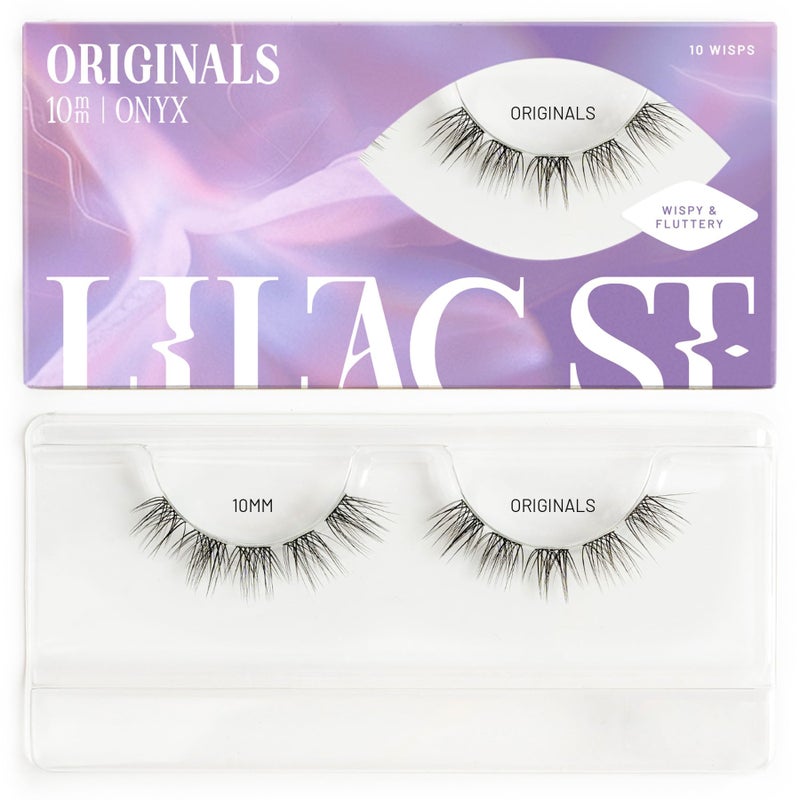 Lilac St. Lilac St - Originals Natural Faux Eyelash Clusters (10mm) - Soft, Natural Look - DIY Lash Extension Wisps - Lightweight & Lifelike - Lasts 10 Days - Cruelty Free, Vegan, Women Founded - 10 Lashes - Image 1