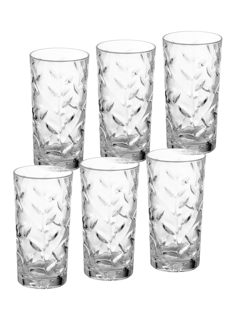 RCR Italian Crystal Water Glasses Set of 6 - Image 1