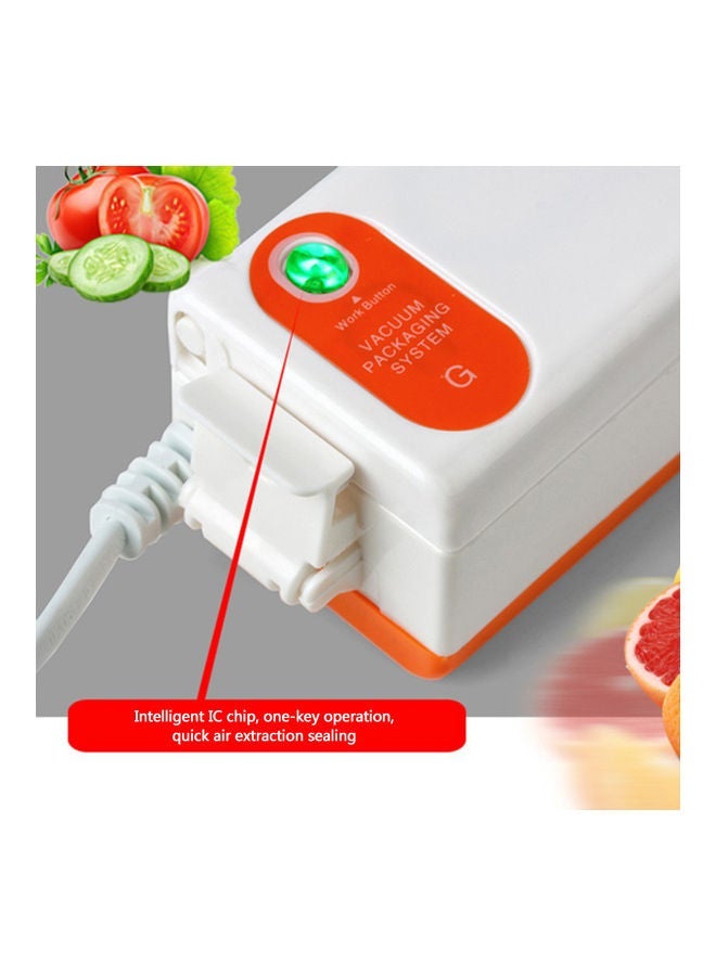NIBEMINENT Full-Automatic Domestic Use Vacuum Package Machine Minitype orange 38.00 x 6.00 10.00cm - Image 5