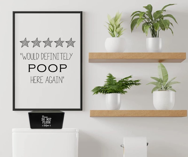 Moorfowl 2 Pack Baby Wipes Dispenser for Bathroom Please DO NOT Flush Wipes Holder Container - Image 5