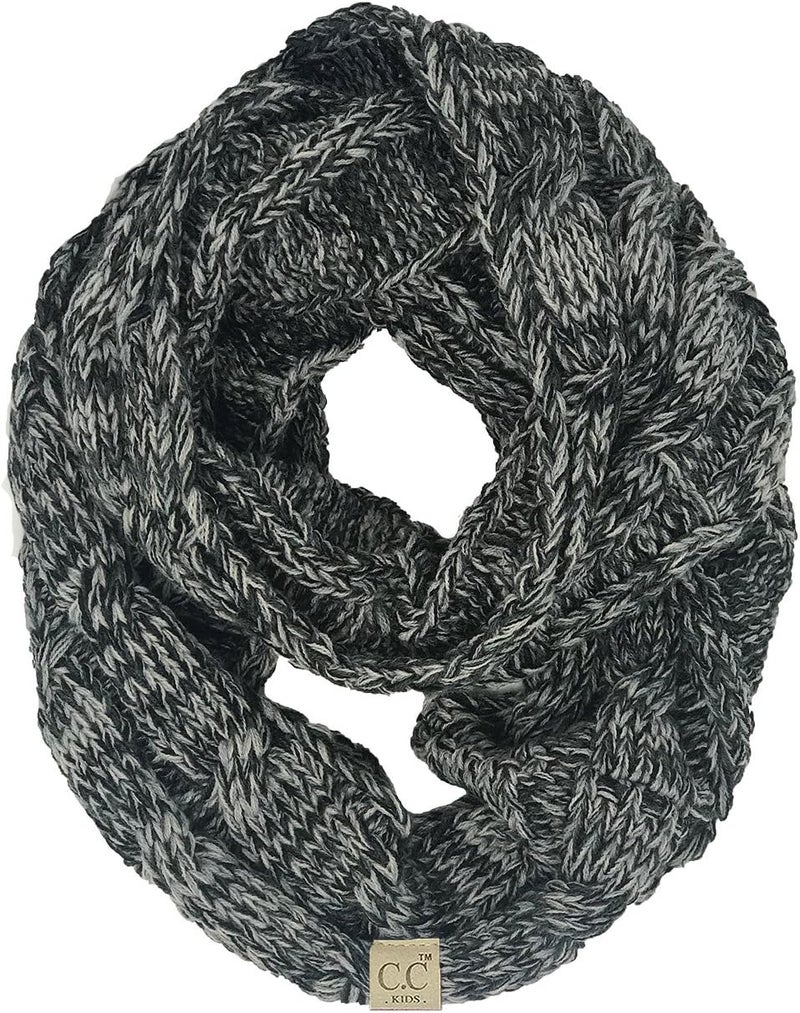 Funky Junque Kids Winter Scarf – Toddler Girl Neck Warmer, Baby Infinity Scarf, Warm Balaclava for Kids, Soft Girls Scarves - Image 1