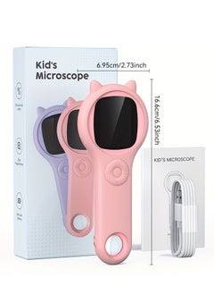 Verci Mini Kids Optical Microscope With Photo And Video Function 500x Observe The Microscopic World Science Children Educational Toys  - Image 4
