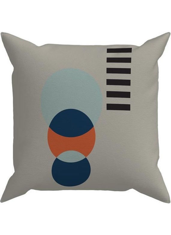 Evdeki Çarşı Evik Geometric 4-Piece Throw Pillow Case DS29  - Image 3