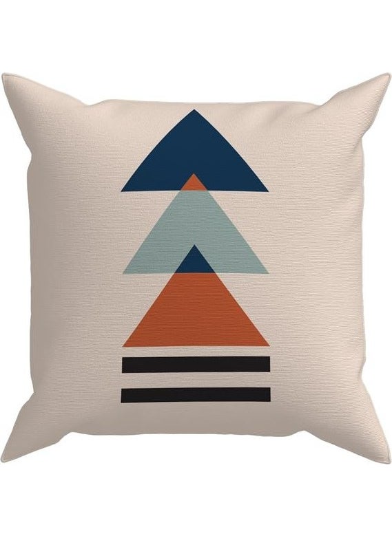 Evdeki Çarşı Evik Geometric 4-Piece Throw Pillow Case DS29  - Image 2