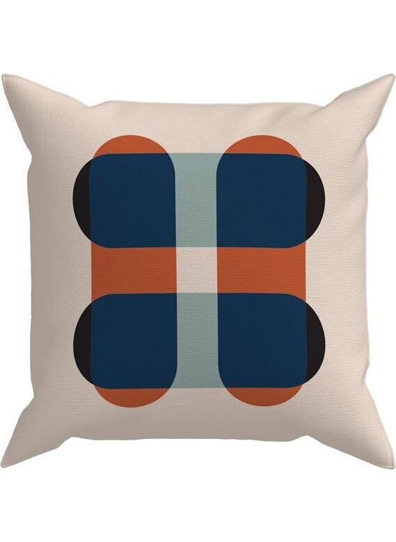 Evdeki Çarşı Evik Geometric 4-Piece Throw Pillow Case DS29  - Image 4