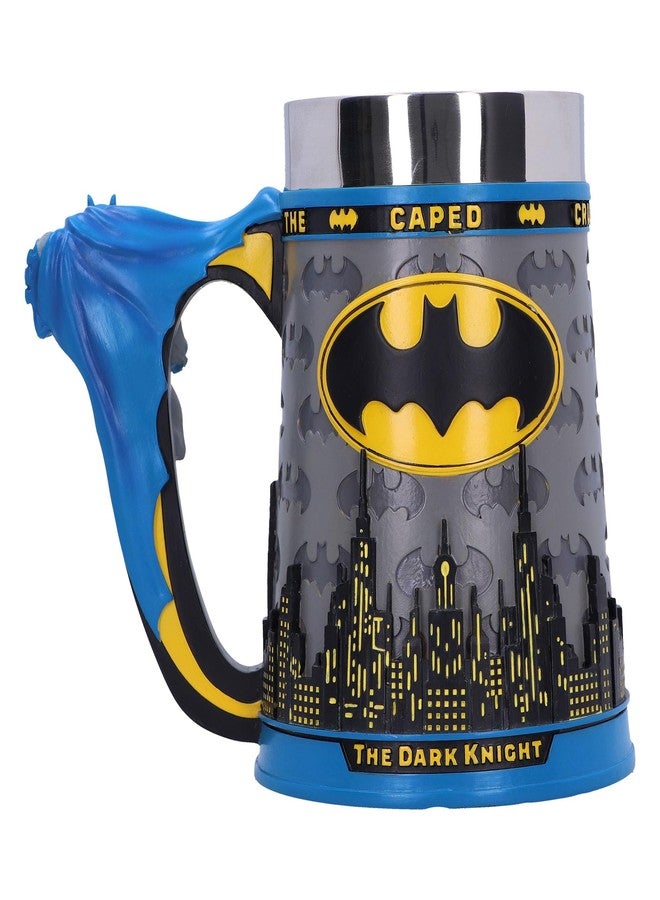 Nemesis Now DC Comics Merchandise Tankard, Hand-Painted Resin Beer Mug with Removable Insert, 15.5cm - Batman The Caped Crusader - Image 4