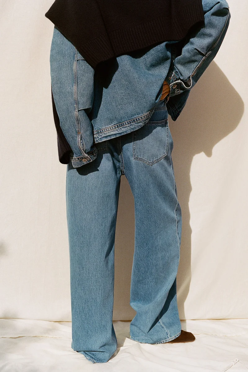 H&M Wide Regular Jeans