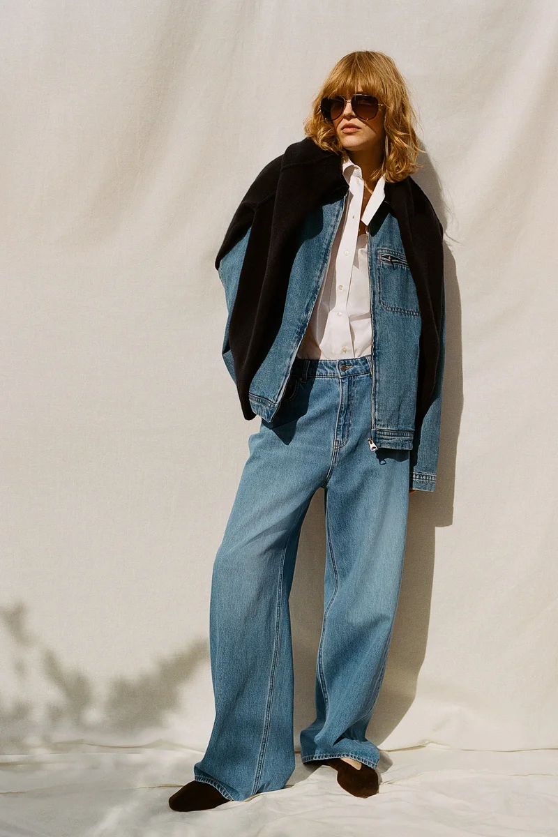 H&M Wide Regular Jeans