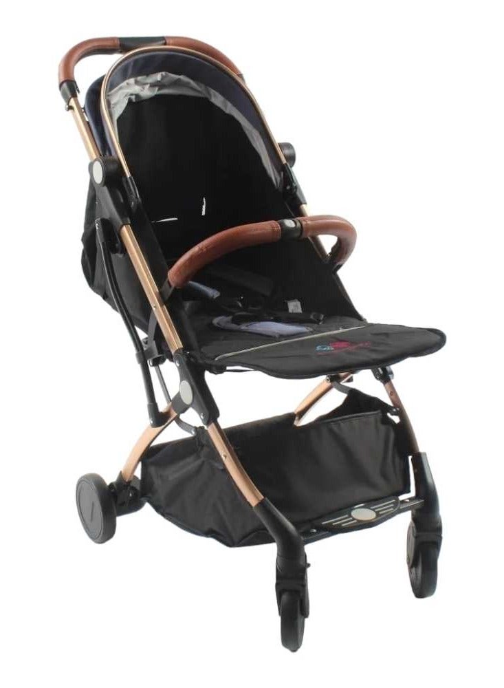 إفريثينج فور كيدز عربية أطفال للسفر بإطار من الألومنيوم الخفيف قابلة للطي لمدة ثانية واحدة مع عربة يدوية مثالية لمقصورة الطائرة - Image 2