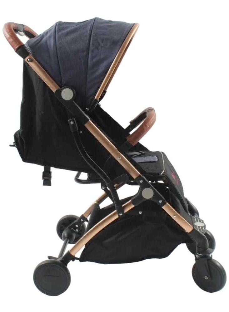 إفريثينج فور كيدز عربية أطفال للسفر بإطار من الألومنيوم الخفيف قابلة للطي لمدة ثانية واحدة مع عربة يدوية مثالية لمقصورة الطائرة - Image 3