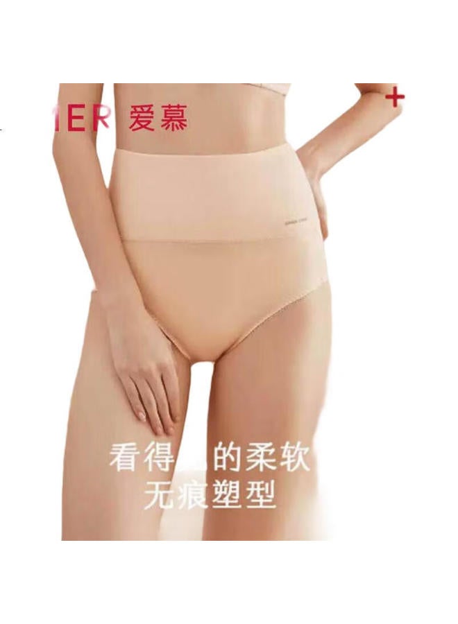 Aimer Women'S Underwear, Summer Comfortable Cotton High-Waist Panties, Enjoy Cotton Alb23301, Turquoise Blue, Size 160 - Image 3