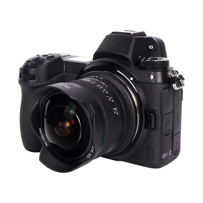 7artisans 7.5mm F2.8 II Fisheye Lens APS-C 190° Ultra Wide Angle Manual Fixed Lens, Compatible with Fujifilm X-Mount Camera X-A1, X-A2, X-at, X-M1, XM2, X-T1, X-T2, X-T10, X-Pro1, X-E1, X-E2 - Image 4