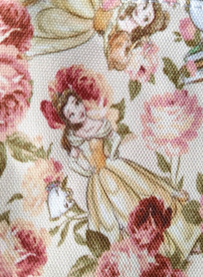 Loungefly Belle Character Floral AOP Cosmetic Pouch - Image 3