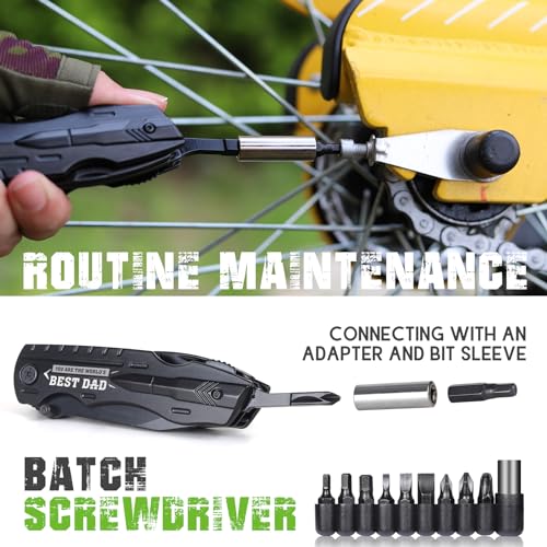 ONEAGE Fathers Day Dad Gifts from Daughter Wife Son - Gifts for Dad, YOU ARE THE WORLD’S BEST DAD Multitool Knife - Dads Birthday Gift, Fathers Day Dad's Gift for Husband, Men - Christmas Dads Presents - Image 5