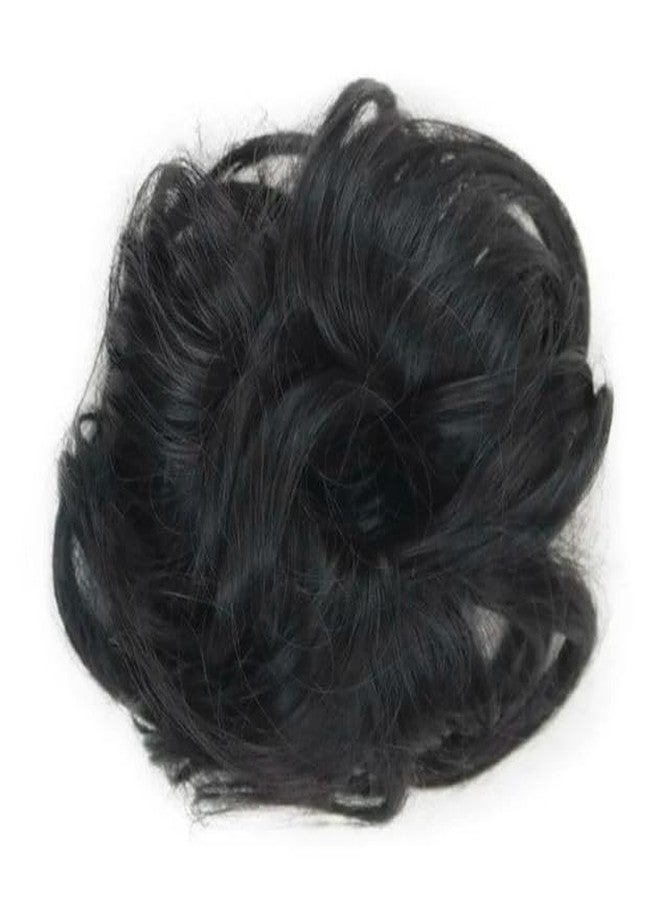 Aternal Artifice Messy Juda Bun Extension - Matte Black (1 PCs) - Image 1