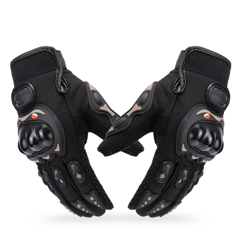 Men’s Motorcycle Gloves Full Finger Motorbike for Climbing Hiking Cycling Rubber Outdoor Slow Earthquake Non-slip Glove Mountain Breathable M-XXL - Image 4
