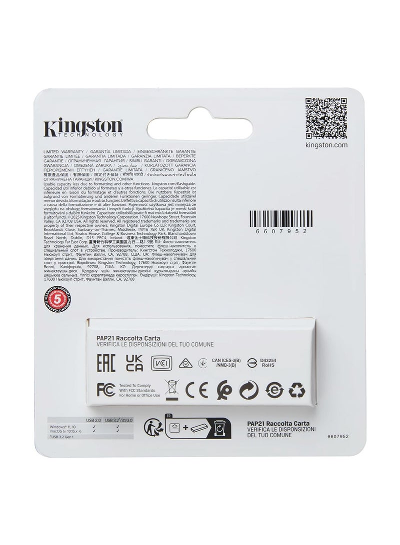 Kingston DataTraveler Exodia S USB Stick - 512GB - USB 3.2 Gen 1 - USB Type A - Black/Yellow - DTXS/512GB - Image 4