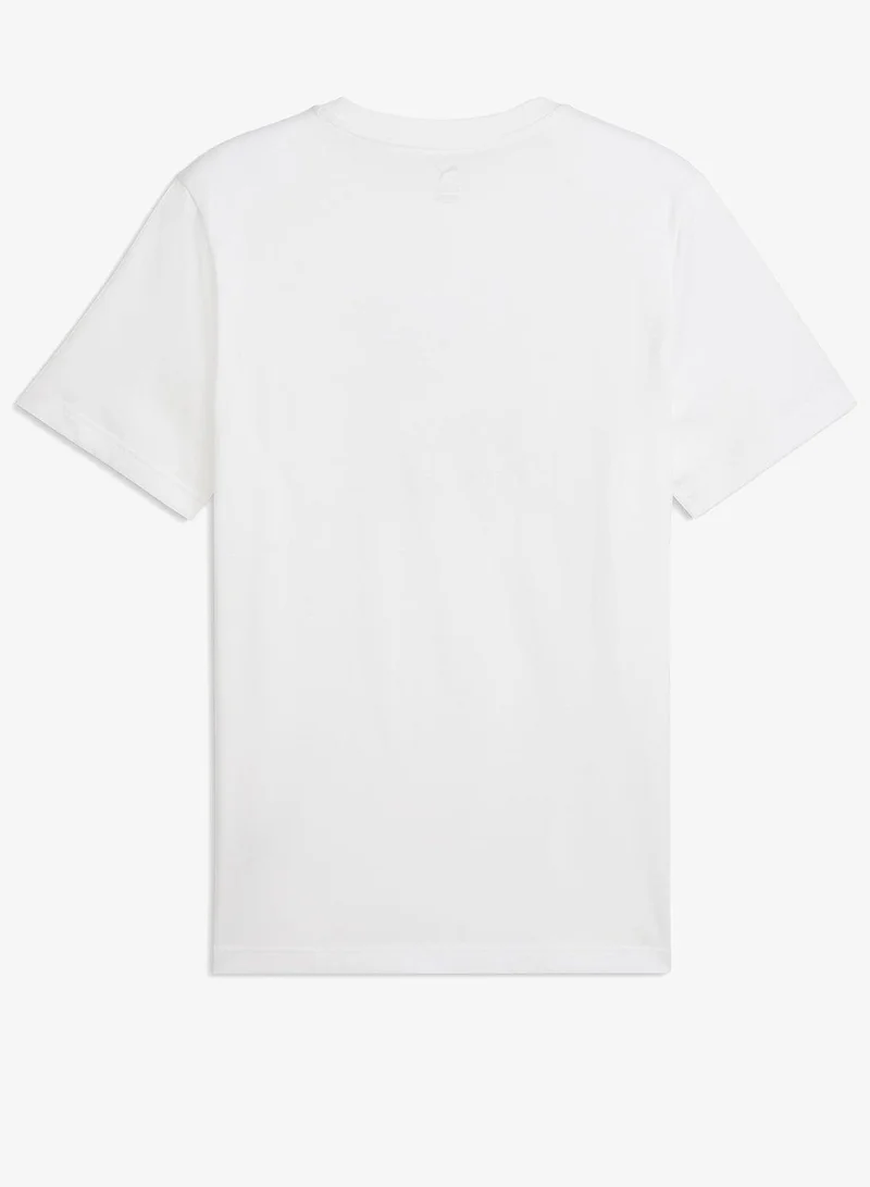 بوما تيشيرت بطبعة جرافيك من الفويل