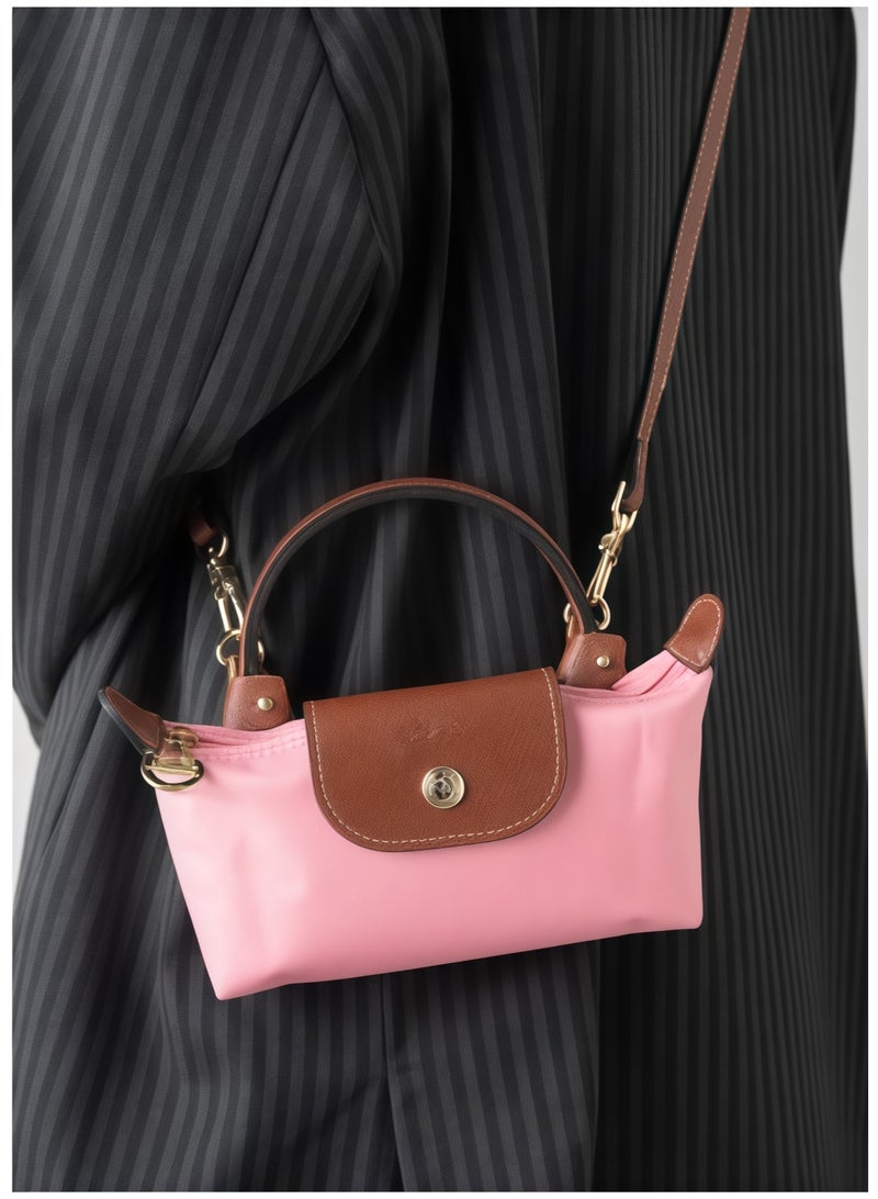 لونج شامب Le Pliage mini Shoulder Straps women's Classic Fashion Versatile Mini Makeup Bag, Handbag, Shoulder Bag,shoulder strap - Image 2