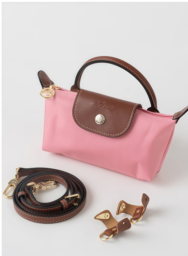 لونج شامب Le Pliage mini Shoulder Straps women's Classic Fashion Versatile Mini Makeup Bag, Handbag, Shoulder Bag,shoulder strap - Image 3