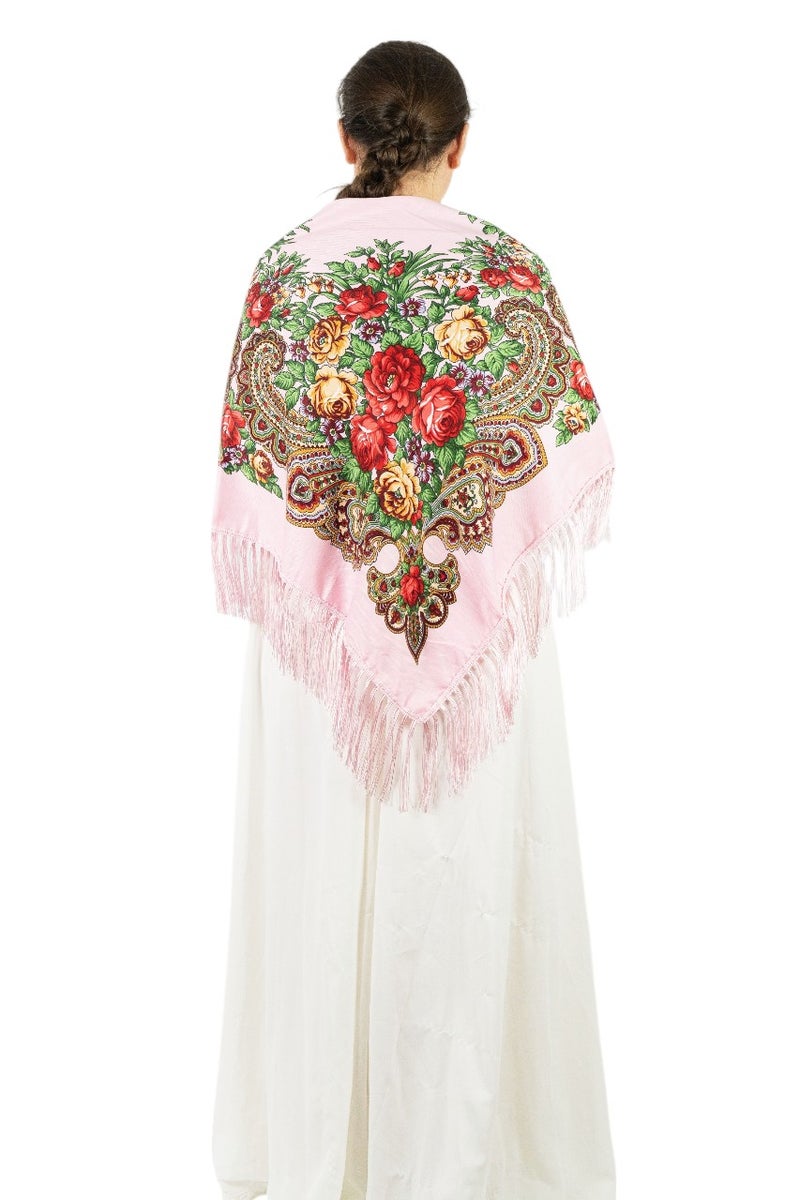 دىدانيالا شال نسائي قطني بشرارقات شرقية أوروبية من جيرا - Image 1